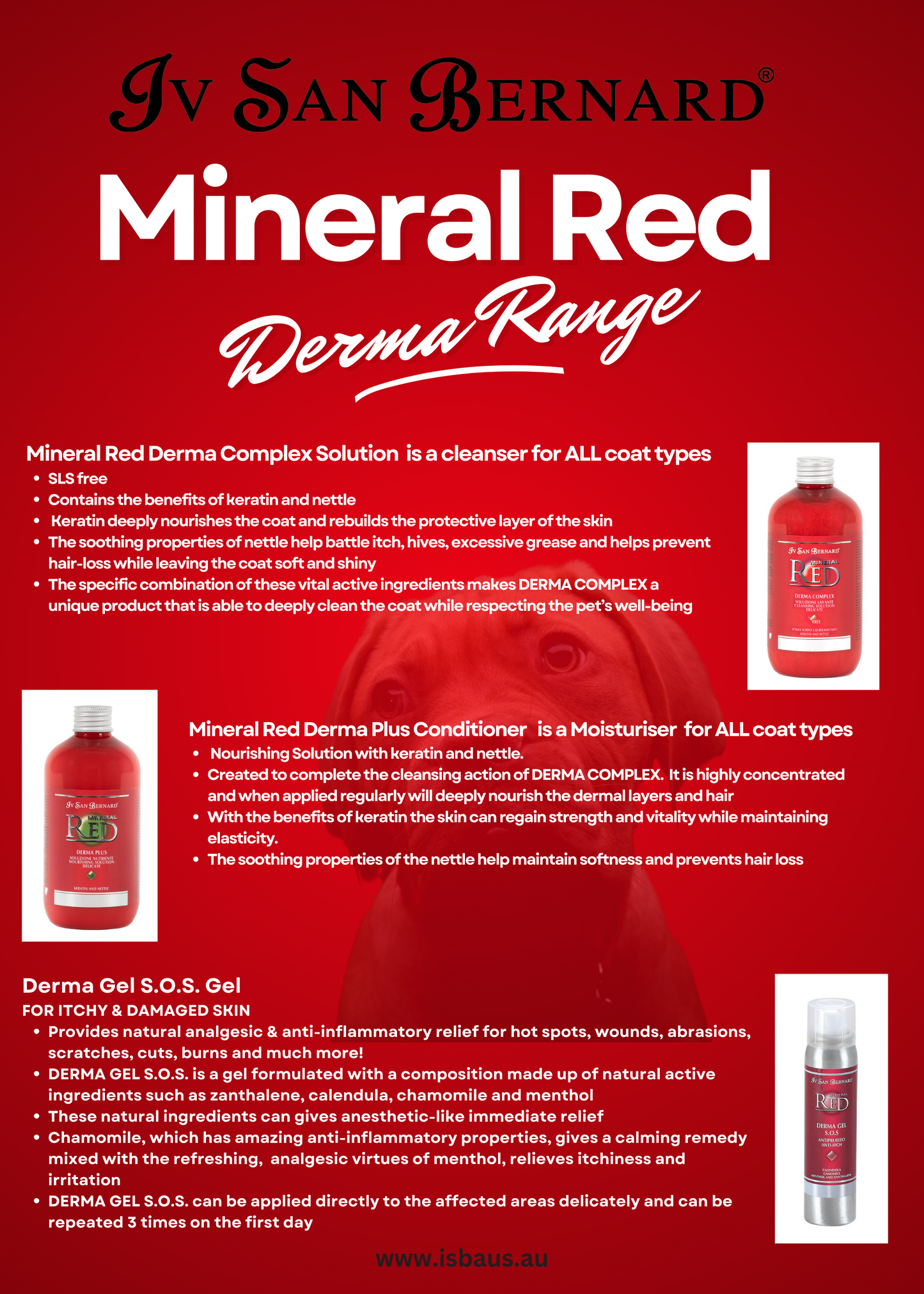 MINERAL RED DERMA GEL SOS 100ml image 2