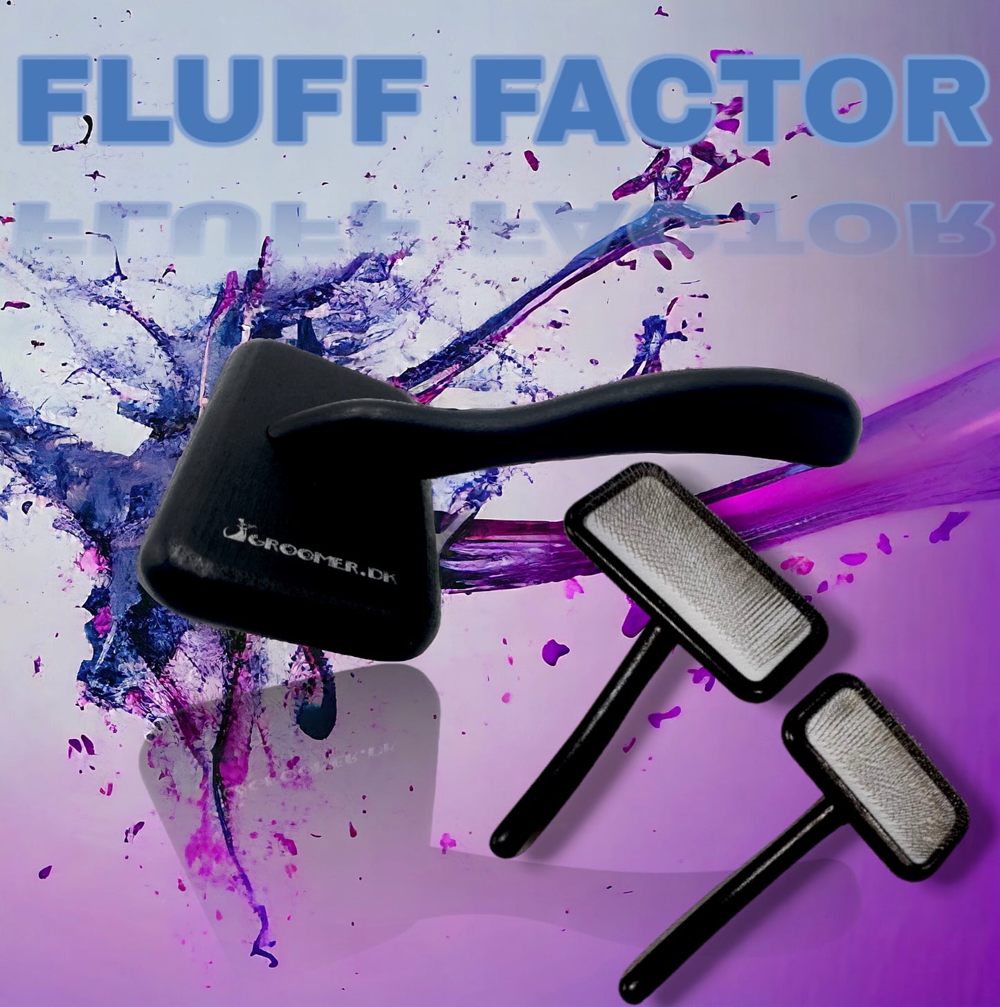 Fluff Factor Slicker Brush for Curly coats image 2
